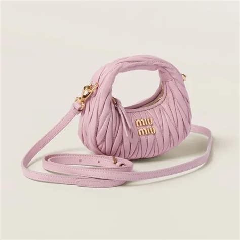 miu miu matelasse pink|Alabaster Pink Matelassé Nappa Leather Micro Bag .